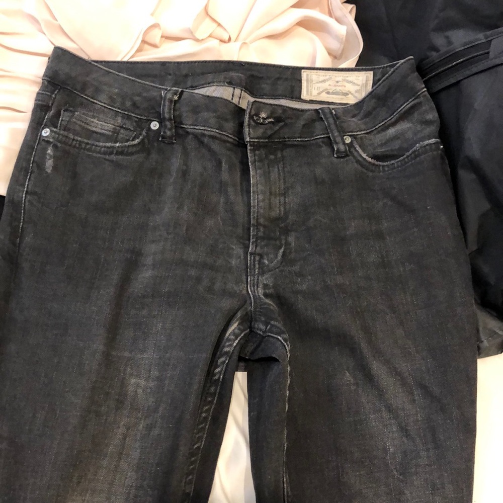 AllSaints Ripped Dark Wash Jeans